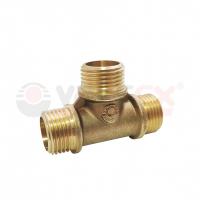 Тройник переходной с наружной резьбой VALFEX НР 1/2"- НР 1/2"- НР 1/2" (90/10)